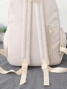 卡通樱桃印花女孩背包大容量笔记本电脑背包，返校经典休闲背包大学背包轻便学校书包，适合女孩男孩，女孩背包书包适合中学青少年背包，防盗笔记本电脑背包旅行背包书包礼物