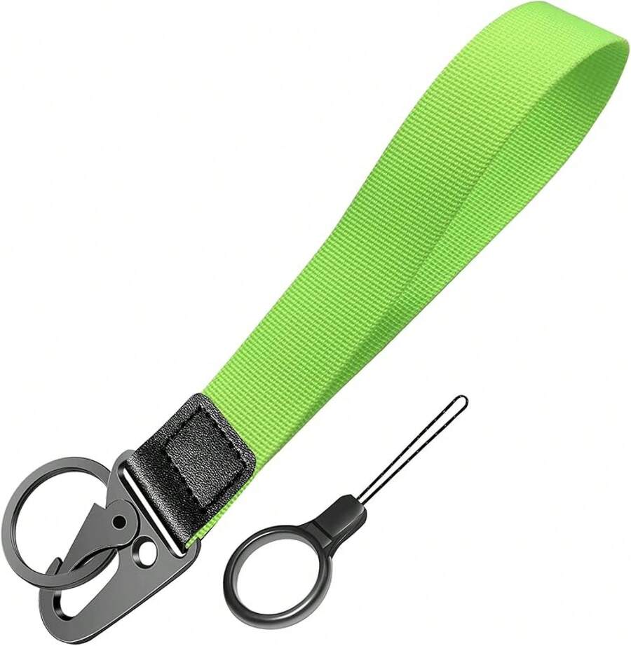 Universal Wrist Key Lanyard| Hands-Free Anti-Loss Strap, Adjustable & Unisex For Sports, Work & Outdoors - Grass Green - View 1