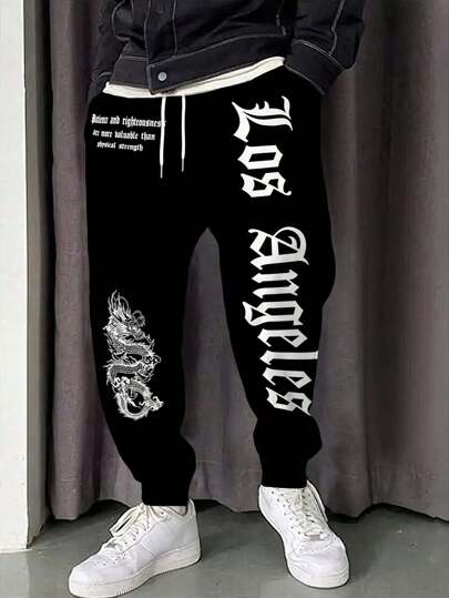 Nuovi pantaloni sportivi da uomo alla moda e versatili, pantaloni larghi adatti per tutte le stagioni, pantaloni sportivi casual e retrò per il fitness