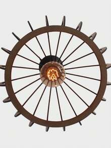 kit 3 Pendente Luminária de teto lustre para qualquer ambiente em MDF - 6und - Visão 5