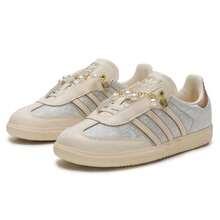 Adidas 女鞋運動鞋低筒繫帶板鞋 SAMBA OG W 日常戶外旅遊鞋休閒鞋 JQ2616 - 奇妙白/亮白/淺灰 - 查看 9