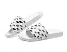 Skechers 女士夏季防滑休闲运动凉鞋 - 白色/黑色 - 查看 1