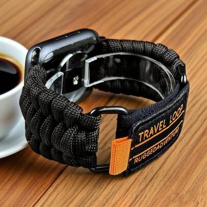 Outdoor Sports Nylon Strap For Apple Watch 10 46mm 42mm Band Series 9/8/7/6/5/4/3/Se 45mm 41mm 44mm 40mm38mm Strap For Watch Ultra 2 1 49mm Bands