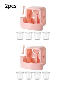 1/2pcs Portable Fan Cooler, With Ice Mist Cooling Technology Without Battery Hook Installation, Can Help Cool Down, Relieve Summer Heat, Lightweight Personal Cooling Fan Accessories, Suitable For Home, Office, Outdoor Use