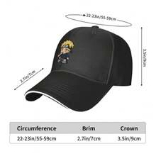 Baseball Cap Blushing In Sasuke Outfit Eating Dango – Chibi Kawaii Anime Art Hat Golf Adjustable For Men Trucker Hat - 黑色 - 查看 2