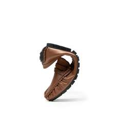 Women's Dressy Casual Slip-On Penny Loafers For Business And Office Wear Comfortable Arch Support Faux Leather Driving Loafer Shoes - 咖啡棕 - 查看 2