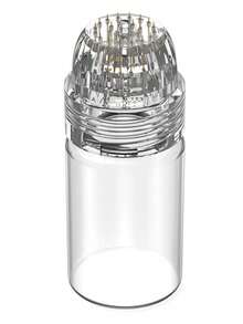 Hydra 微针滚轮 - 带 5ml 可填充精华液涂抹器的微针滚轮 - 男女通用护肤工具，精华液涂抹器微针滚轮 - Hydra 钛金微针滚轮 - 0.25mm 微针（不含精华液），米诺地尔，微针滚轮，微针疗法，美容，护肤，水疗，自我护理，护肤工具，面部护理，美容师用品，按摩，面部按摩工具，面部滚轮 - 彩色 - 查看 3
