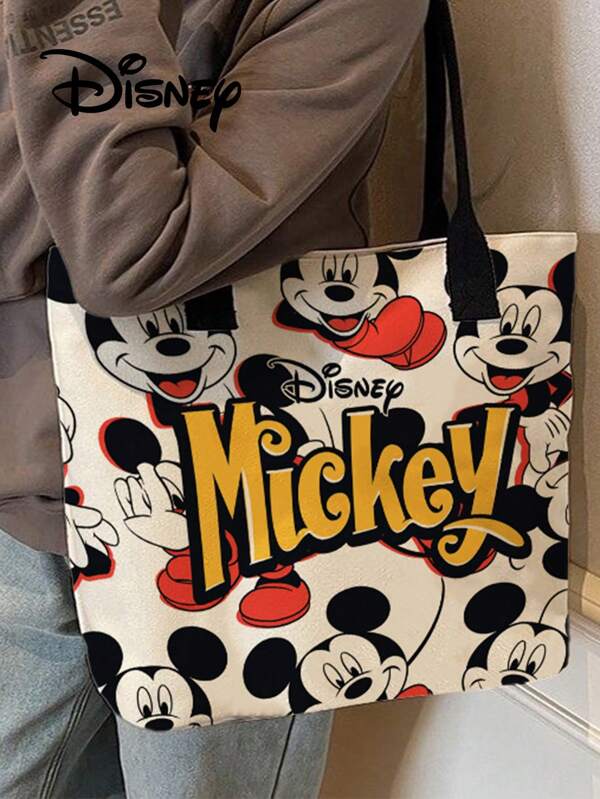Disney 1 حقيبة قماش كانفاس يابانية بطبعة كارتونية مميزة لشخصية ستيتش من ديزني، حقيبة كبيرة السعة لحمل الأغراض، حقيبة كاجوال مفضلة لدى الفتيات، حقيبة ظهر للطلاب لموسم العودة للمدرسة