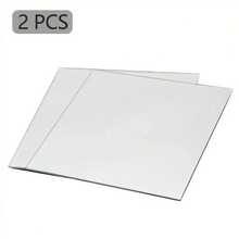 2/4/8pcs[20cm*20cm] Mirror Wall Stickers, Spliceable, Full-Length Mirror, Suitable For Bedrooms, Home Gyms, Bathrooms, Suitable For Bathrooms - Multicolor - View 8