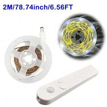 LED 灯带运动传感器灯，暖白光人体传感器灯，3.28 英尺至 32.8 英尺柔性灯带，适用于床下、楼梯、走廊、橱柜、卧室等。 - LED Light Strip Motion Sensor Light - 查看 11