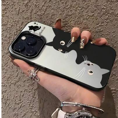 这款倒立猫咪手机壳设计简约，适合时尚前卫人士。防摔防滑，兼容 16 Pro Max/15/14/13/12/11、Galaxy A33 5G/A32 4G/A52 5G & 4G/S20 FE/S21 FE、A14 4G & 5G、S23/S23 Plus/S23 Ultra/S23 FE、A55 5G、S24/S24 Plus/S24 Ultra、A05/A05s、A15 4G & 5G，时尚设计的保护壳，防水防震防刮