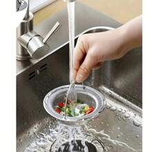 1 Pack Premium Stainless Steel Sink Strainer - Rust-Proof, Easy To Clean, Durable Kitchen And Bathroom Drain Hair Ball Stopper, Kitchen Sink Strainer For Vegetables And Debris