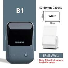 Niimbot B1 迷你便携式热敏打印机不干胶标签机口袋打印机标签机蓝牙 Niimbot B1 - Lake Blue - 查看 7