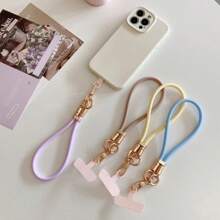 Original Liquid Silicone Wrist Strap For  Mobile Phone Lanyards Clip Snap Key Chains