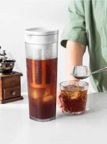 1000毫升粉色绿色棕色白色冷萃咖啡机、冰咖啡机、冷萃咖啡和茶冲泡器、易清洁网状过滤器