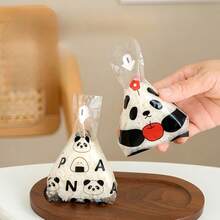 50个三角饭团包装袋 海苔寿司模具包装 烘焙饰品模具卡通包装（包装袋随机发送）