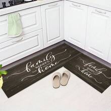 1pc, Trang trí nhà cửa, Nhà bếp là trái tim của ngôi nhà, Họa tiết trừu tượng, Thảm bếp chống trượt bằng đất sét diatomite, Thảm, Thảm trải sàn, Hình chữ nhật in 3D, Thích hợp cho phòng khách, phòng ngủ, hành lang, phòng tắm, phòng giặt - Thảm polyester, Thích hợp cho trang trí nhà cửa trong nhà và ngoài trời - Nhiều màu - Xem 7