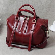 Women Shoulder Bags - 酒紅色 - 查看 5