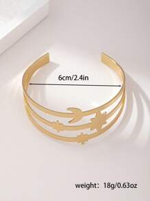 1 Stück minimalistischer, modischer und vielseitiger Seestern Armband, ozeanischer Stil