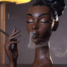 优雅的树脂香座，带有女性轮廓设计 - 多功能香薰扩散器，适用于家庭和办公室装饰，是芳香疗法和放松的理想选择，是室内或室外使用的独特礼物 - 彩色 - 查看 1