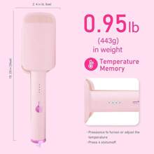 Deep Beach Waver Curling Iron Hair Crimper, Ionic Deep Waver Hair Curler Tool, Beach Waver Curling Wand, Hair Curler And Hot Tools Curling Iron With Ceramic 3 Barrel For Short Hair Women