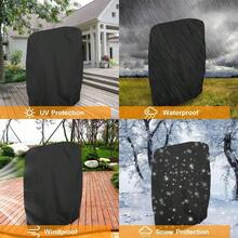 2 piezas Fundas plegables para sillas de exterior - Adecuadas para sillas de cubierta, tumbonas y talla grande, Tela Oxford 210D, Ajuste perfecto para muebles de patio y jardín, Protección, Fácil de limpiar, Uso en todas las estaciones, Fundas para muebles de patio, Fundas de silla con estilo, Fundas con ajuste seguro
