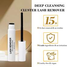 Removedor De Adhesivo De Pestañas, 1 Pieza 5ml Aceite Limpiador Suave De Cola Para Extensión De Pestañas Diy
