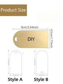 1/10/20pcs Blank Acrylic Tent Name Card, Arched Luggage Tag, Acrylic Blank Golden Mirror Seat Tag Without Ribbon, Wedding Guest Escort Card, Place Card Holder, DIY Party Signage Gift Tag