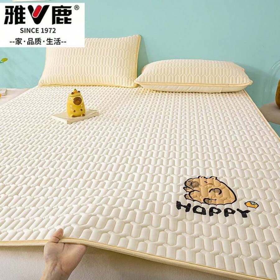 Cooling Mattress Pads - Carpincho verde esmeralda [Látex espesado de grado materno e infantil clase A] - Ver 1