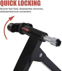 Bike Trainer Stand Indoor Stand With Noise Reduction Magnetic Stationary Stand Fits 26-28inch, 700C Wheel