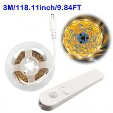 LED 灯带运动传感器灯，暖白光人体传感器灯，3.28 英尺至 32.8 英尺柔性灯带，适用于床下、楼梯、走廊、橱柜、卧室等。 - LED Light Strip Motion Sensor Light - 查看 7