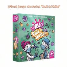 1set,Virus! Roll & Write Card Game - Strategic Dice-Rolling & Writing Challenge For Teens & Adults, Quick 15-20 Minute Pandemic-Themed Board Game With Dice Rolling & Strategic Thinking, Family-Friendly Game
