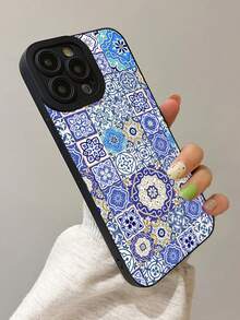 1P 图案和网格印花硅胶手机壳兼容 16/11/12/13/14/15/15pro/15 Plus/15 Promax/7plus/8plus/X/Xs Max/Xr/11pro/12pro/13pro/14pro/12mini/13mini/11promax/12promax/13promax/14promax/14plus/6/6s/6plus/7/8/16Pro/16plus/16promax/Se&兼容三星 Galaxy/A54/A14/A12/A13/A15/A32/A33/A24/A52S/S20/S21/S22/S23/S24/S23Plus/S24ultra/S25/A15/A33/A23 - 黑色 - 查看 2