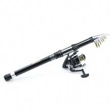 1.8m-3.6m Sea Fishing Rod Optional Reel Alloy Metal Handle Wheel Seat Carp Multifunction Telescopic Spinning Rod Reel Portable Travel Pole Fish Tackle - Multicolor - View 5