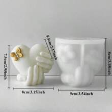 Hand Hold Love Silicone Candle Mold Valentine's Day Love Candle Soap Gypsum Crafts Resin Cement Mold Handmade Candle Making Tool