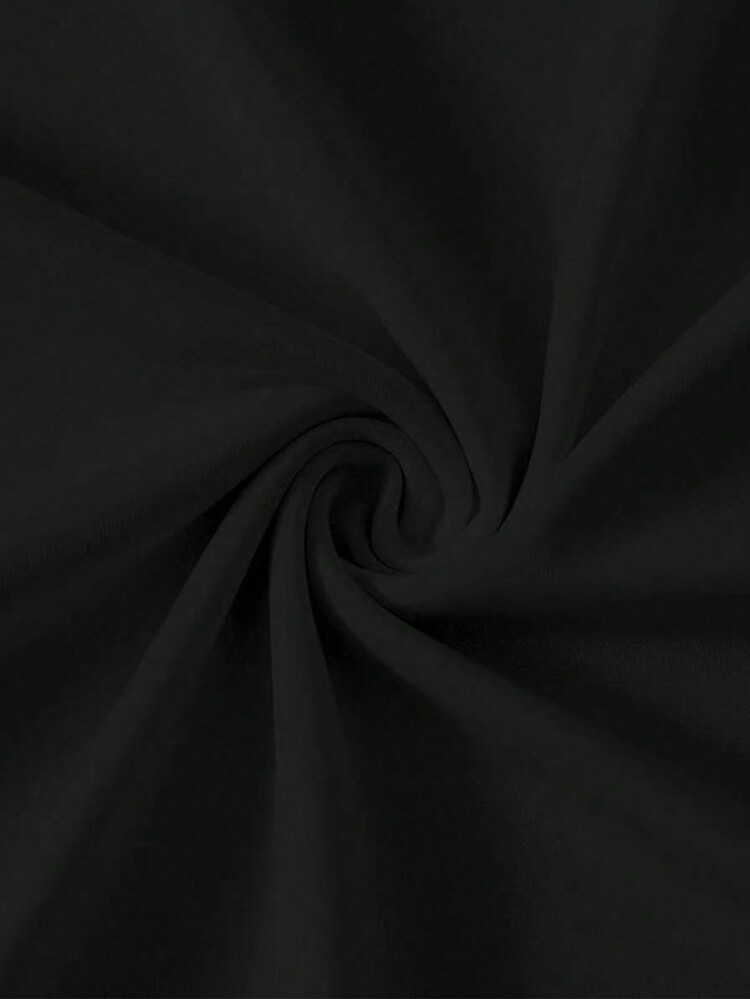 Zen Enso Minimalist 2025 Summer Fashion Casual Crewneck Comfortable Breathable Women's Top Printed Graphic T-Shirt Tops Ins Y2k - Black - View 5