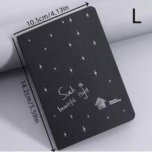 黑纸笔记本、纯黑色、空白页、黑色纸板绘图速写本、学生DIY创意涂鸦笔记本、黑纸笔记本、涂鸦软皮速写本、日记本、照片笔记本、笔记本、办公用品、学校用品、返校