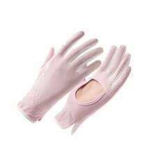 1 Pair Sun Gloves For Women UV Protection Summer Driving Gloves Full Finger Touchscreen Non Slip Gloves