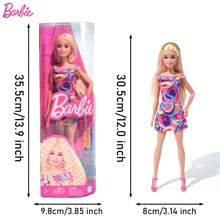 Barbie 1/2个芭比娃娃，官方授权，清新优雅风格，活力四射的芭比公主，鼓励运动时尚，甜美风芭比陪伴成长，增添节日欢乐，带来梦幻体验，派对焦点，激发想象力，做工精致，正版授权，生日派对，家庭聚会，圣诞节 - 粉色 - 查看 4