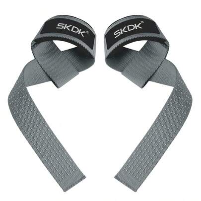 SKDK 1 Pair Adjustable Weight Lifting Wrist Wraps, Fitness Strength Training Deadlift Wrist Support
