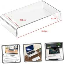 展示架 电脑增高架 电脑支架 显示器支架 增高架 办公电脑支架 键盘腕垫 显示器增高架 电脑增高支架 电脑底座 亚克力显示器支架 增高架 亚克力笔记本电脑支架