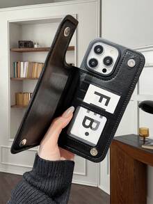 High End Fashion Butterfly Wing Pattern, Handmade Customization, Latest Designer Faux Leather Wallet Case+Shock - Absorbing Frame With Three Card Slots+Cash Slot, Certified Anti Drop Business Simplicity, Fashionable And Practical, Shockproof, Scratch Resistant, Compatible With IPhone 16/16Plus/16Pro/16ProMax/15, 14, 13, 12, 11 Series, Etc.