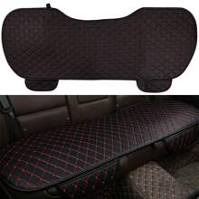 Car Rear Back Seat Universal Cover Pad Mat Chair Protector Cushion PU Leather - 彩色 - 查看 1