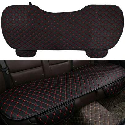 Car Rear Back Seat Universal Cover Pad Mat Chair Protector Cushion PU Leather