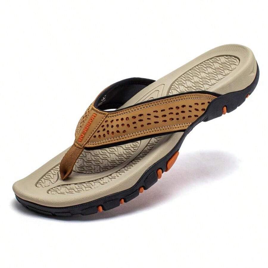 Men's Sports Flip Flops Comfortable Casual Flip Flops Outdoor Sandals Slippers Footwear