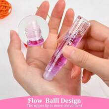 AOOWU 6 Pcs Hydrating Lip Oil Set, Fruit-Flavored Plumping, Long Lasting Glow Balm Care, Transparent Moisturizing No-Sticky Gloss(Peaches, Orange, Avocado, Strawberry, Grape, Cherry), 19.0 Ml - 4 PCS - 查看 4