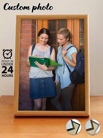 1개, 선택적 프레임, 맞춤 캔버스 페인팅, 귀중한 캠퍼스 추억을 보존하기 위해 가족 캠퍼스 사진을 맞춤 제작, HD 인쇄, 추억 보존, 아름다운 순간 저장, 생일 파티, 기념일, 독특한 완벽한 아트 선물