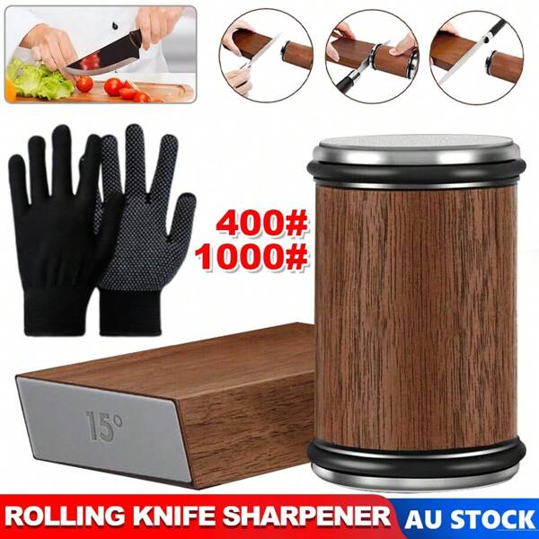 Knife Sharpener Edge Sharpener Sharpening Stone Pro 400# 1000# Diamond Premium