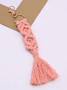 Rope Woven Cute Key Chain Pendant, Versatile Accessory For Bags, Clothing Gift Souvenir Travel Essentials Travel Accessories Vacation Summer Holiday Back To School