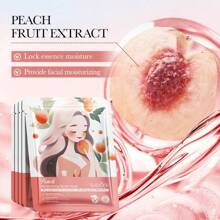 SADOER Mix 1/15/30/50 peças de Máscara Facial de Planta, Fruta e Rosa